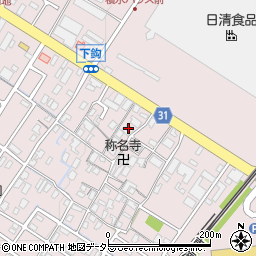 滋賀県栗東市下鈎362周辺の地図