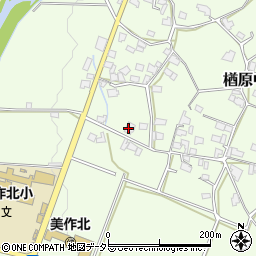 岡山県美作市楢原中333-1周辺の地図