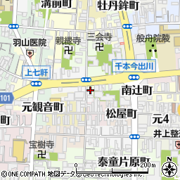 京都府京都市上京区南佐竹町178周辺の地図