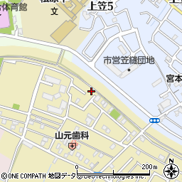 滋賀県草津市木川町1230-1周辺の地図
