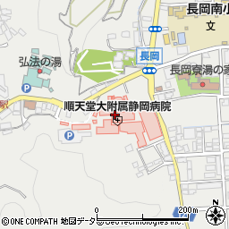 ローソン順天堂大学静岡病院２Ｆ店周辺の地図