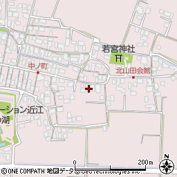 滋賀県草津市北山田町805周辺の地図