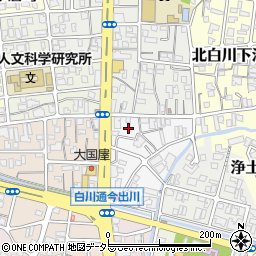 京都府京都市左京区北白川東久保田町28周辺の地図