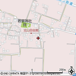 滋賀県草津市北山田町594周辺の地図