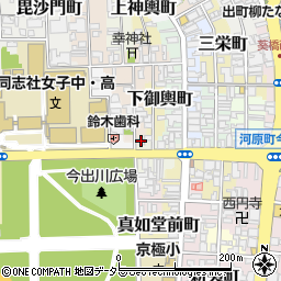 京都府京都市上京区柳風呂町204周辺の地図