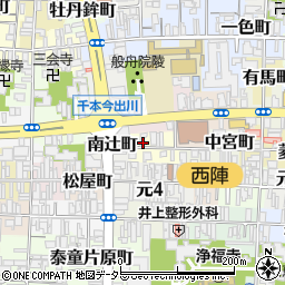 京都府京都市上京区西亀屋町349周辺の地図