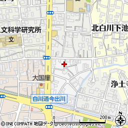 京都府京都市左京区北白川東久保田町30周辺の地図