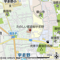 たのしい家京都宇多野周辺の地図