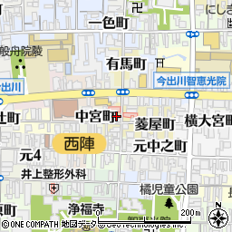 京都府京都市上京区竪亀屋町257周辺の地図