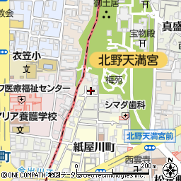 京都府京都市上京区観音寺門前町821-120周辺の地図