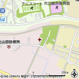 滋賀県草津市北山田町316周辺の地図