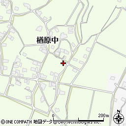 岡山県美作市楢原中519-1周辺の地図
