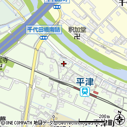 三重県四日市市平津町周辺の地図