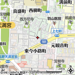 京都府京都市上京区東今小路町744-2周辺の地図