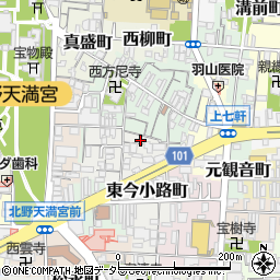 京都府京都市上京区東今小路町744-27周辺の地図