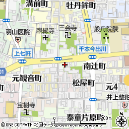 京都府京都市上京区南上善寺町173周辺の地図