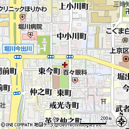 京都府京都市上京区針屋町周辺の地図