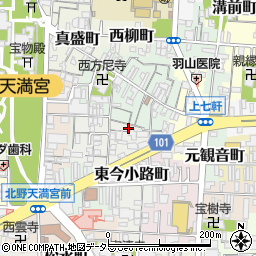 京都府京都市上京区東今小路町744-28周辺の地図