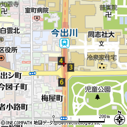 京都銀行烏丸今出川 ＡＴＭ周辺の地図