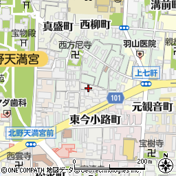 京都府京都市上京区東今小路町744-25周辺の地図