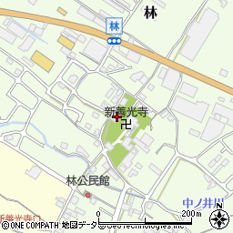 滋賀県栗東市林259周辺の地図