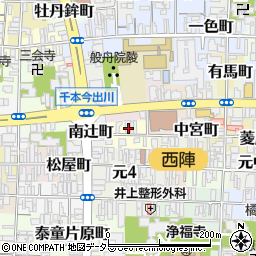 京都府京都市上京区西亀屋町344周辺の地図