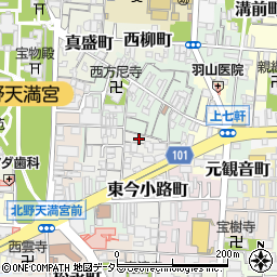 京都府京都市上京区東今小路町744-26周辺の地図