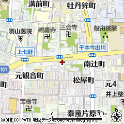 京都府京都市上京区南上善寺町175周辺の地図