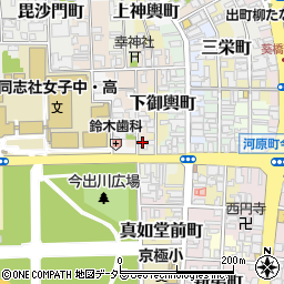 京都府京都市上京区柳風呂町202周辺の地図