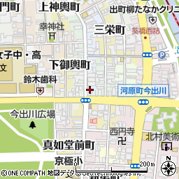 京都府京都市上京区表町36周辺の地図