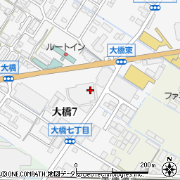 ローソンＳ栗東大橋店周辺の地図
