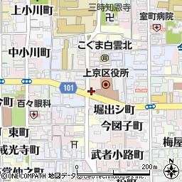 京都府京都市上京区元新在家町178周辺の地図