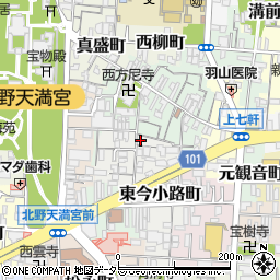 京都府京都市上京区東今小路町744-18周辺の地図