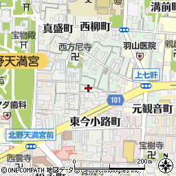 京都府京都市上京区東今小路町744-24周辺の地図
