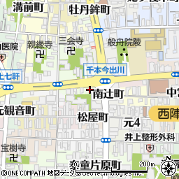 京都府京都市上京区南上善寺町161周辺の地図