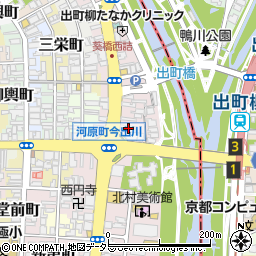京都中央信用金庫出町支店周辺の地図