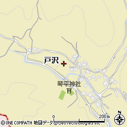 静岡県伊豆の国市戸沢周辺の地図