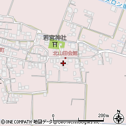 滋賀県草津市北山田町592周辺の地図