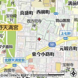 京都府京都市上京区東今小路町744-40周辺の地図