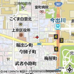京都府京都市上京区築山南半町242周辺の地図