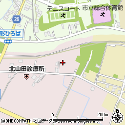 滋賀県草津市北山田町307周辺の地図