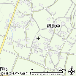 岡山県美作市楢原中484-3周辺の地図