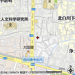 京都府京都市左京区北白川東久保田町26周辺の地図