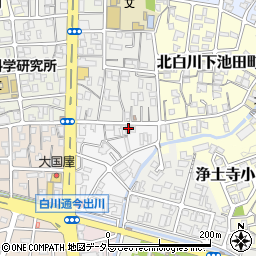 京都府京都市左京区北白川東久保田町38周辺の地図