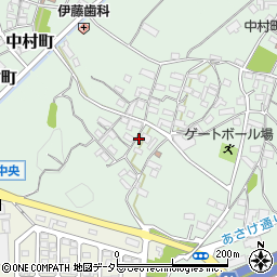 三重県四日市市中村町1423周辺の地図