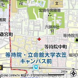 京都府京都市北区等持院中町26-1周辺の地図