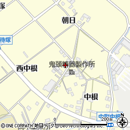 愛知県豊田市中町西中根周辺の地図