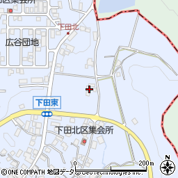 滋賀県湖南市下田574-1周辺の地図
