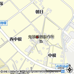 愛知県豊田市中町（西中根）周辺の地図