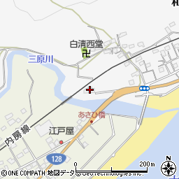 千葉県南房総市和田町白渚644-1周辺の地図
